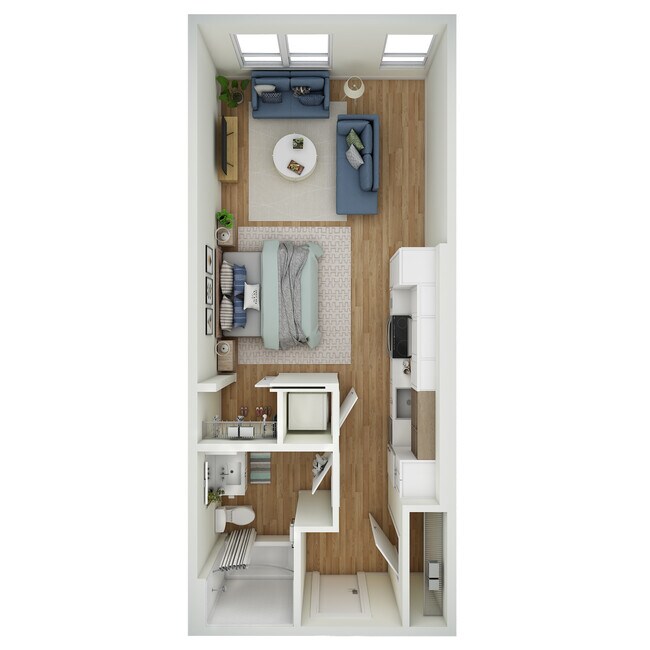 Studio - e1.1 603 floor plan